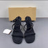 Ladies Buckle Strap Open Toe Heel